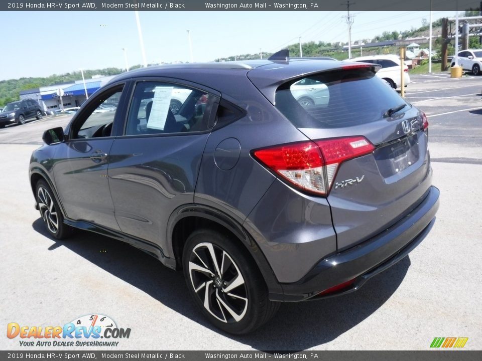 2019 Honda HR-V Sport AWD Modern Steel Metallic / Black Photo #7