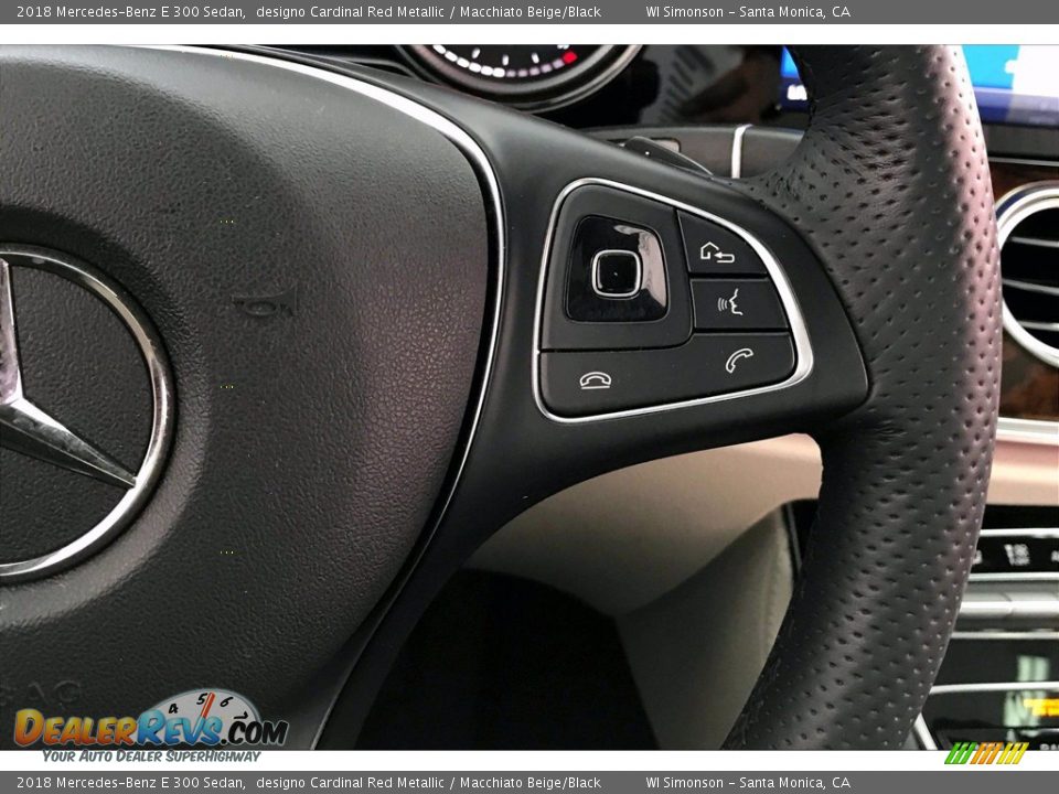 2018 Mercedes-Benz E 300 Sedan designo Cardinal Red Metallic / Macchiato Beige/Black Photo #22