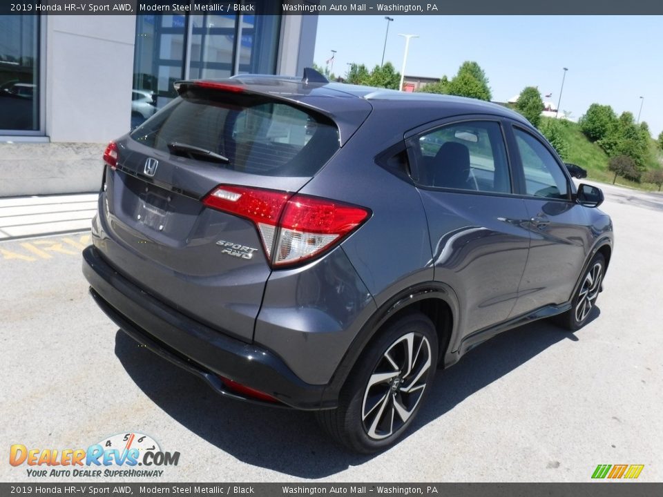 2019 Honda HR-V Sport AWD Modern Steel Metallic / Black Photo #9