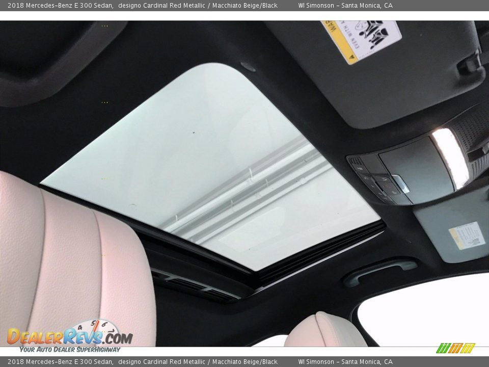 2018 Mercedes-Benz E 300 Sedan designo Cardinal Red Metallic / Macchiato Beige/Black Photo #25