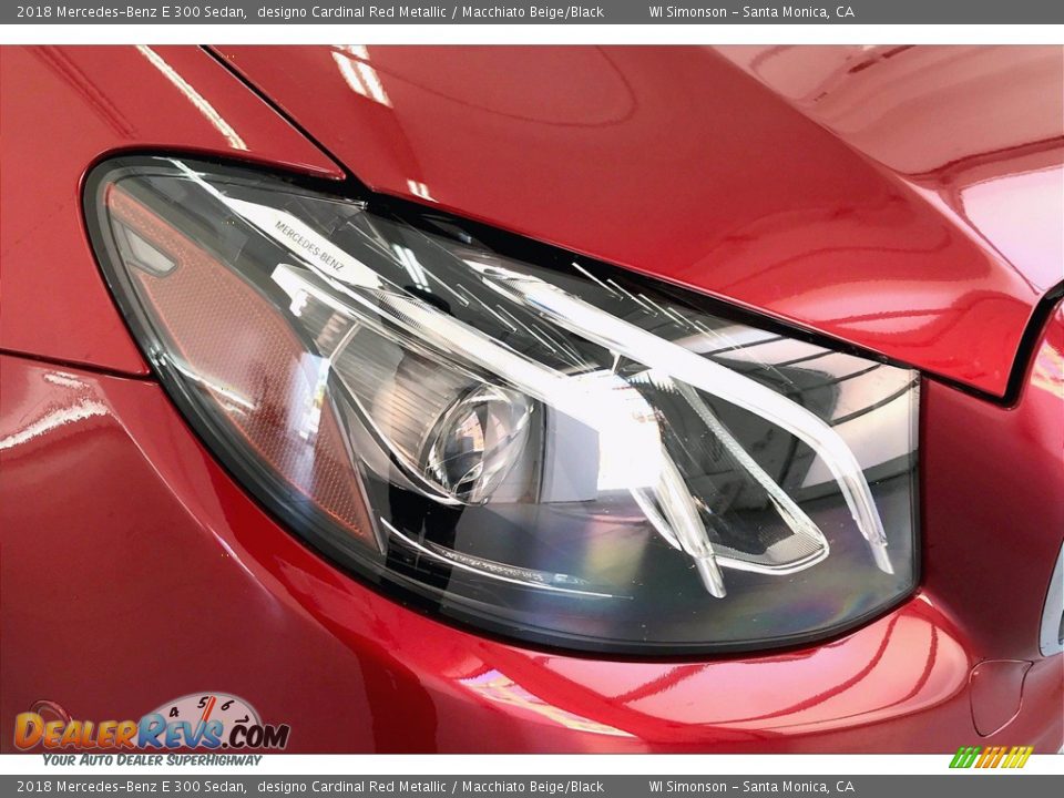 2018 Mercedes-Benz E 300 Sedan designo Cardinal Red Metallic / Macchiato Beige/Black Photo #28