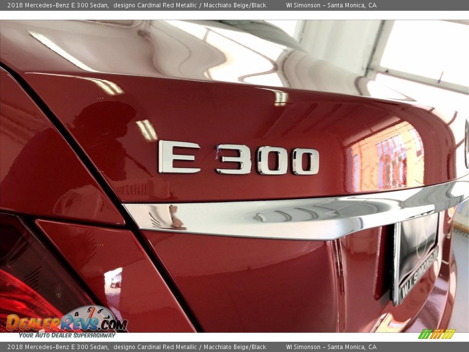 2018 Mercedes-Benz E 300 Sedan designo Cardinal Red Metallic / Macchiato Beige/Black Photo #31