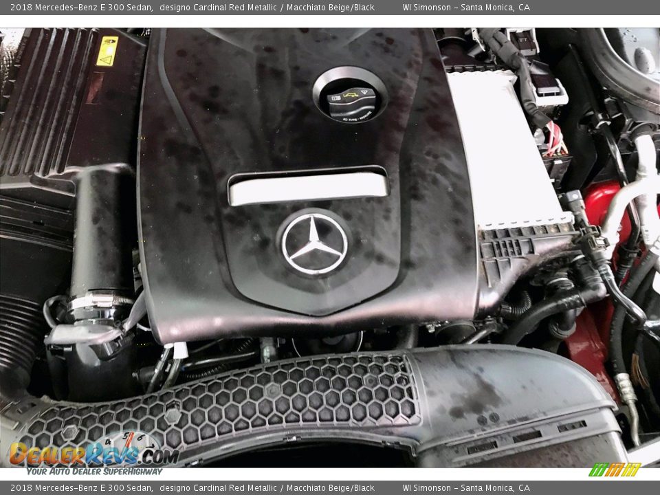 2018 Mercedes-Benz E 300 Sedan designo Cardinal Red Metallic / Macchiato Beige/Black Photo #32