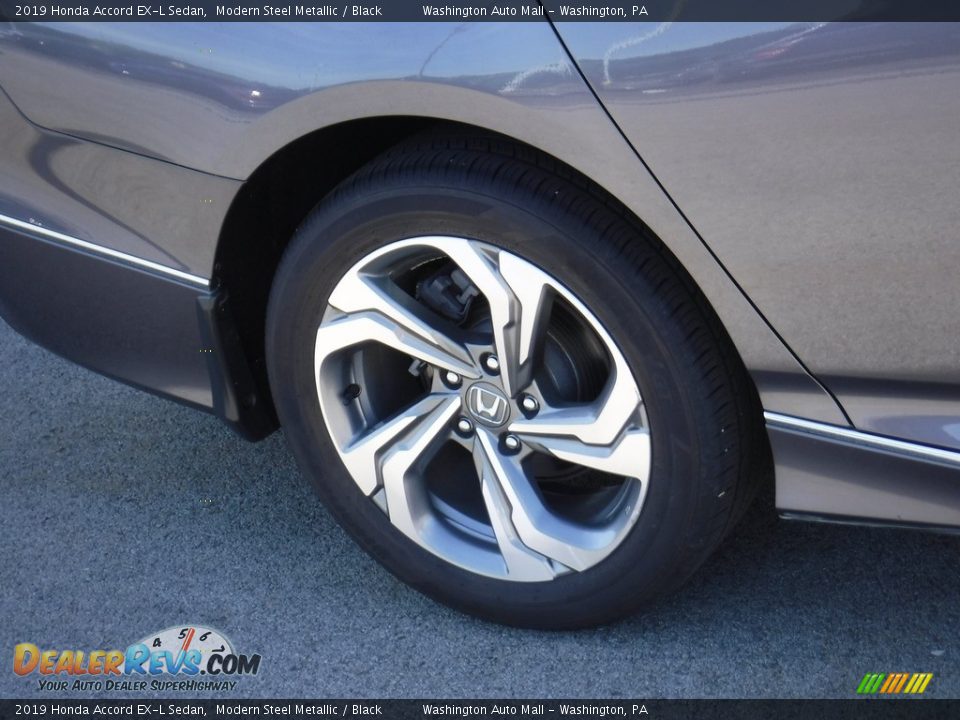 2019 Honda Accord EX-L Sedan Modern Steel Metallic / Black Photo #3