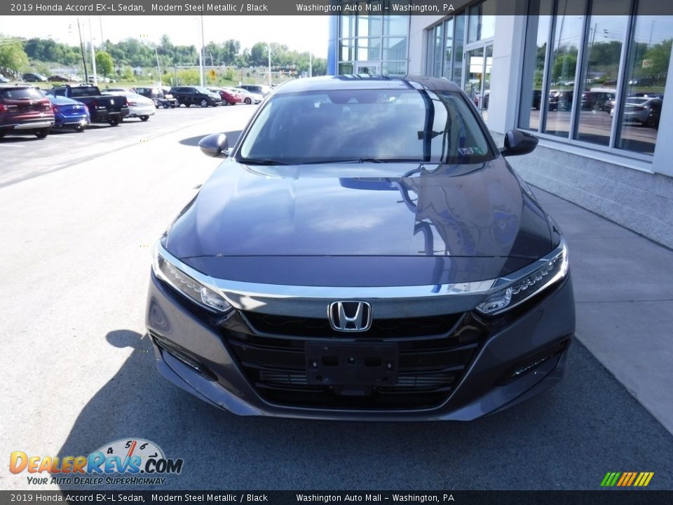 2019 Honda Accord EX-L Sedan Modern Steel Metallic / Black Photo #5