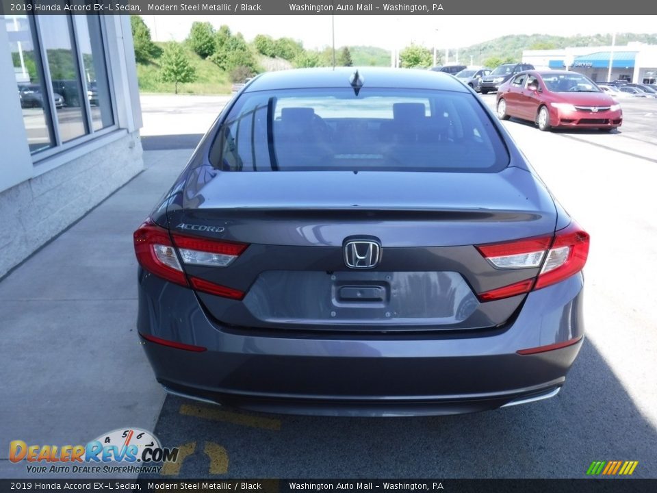 2019 Honda Accord EX-L Sedan Modern Steel Metallic / Black Photo #7
