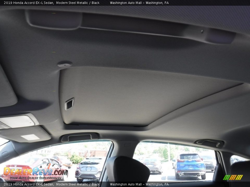 2019 Honda Accord EX-L Sedan Modern Steel Metallic / Black Photo #9