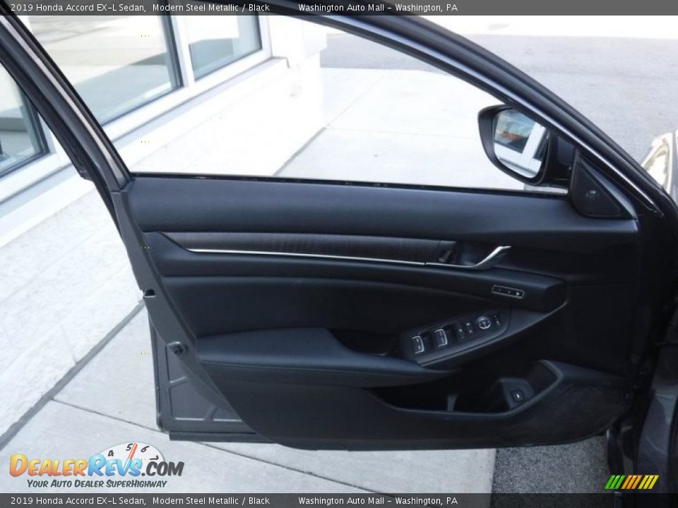 2019 Honda Accord EX-L Sedan Modern Steel Metallic / Black Photo #10