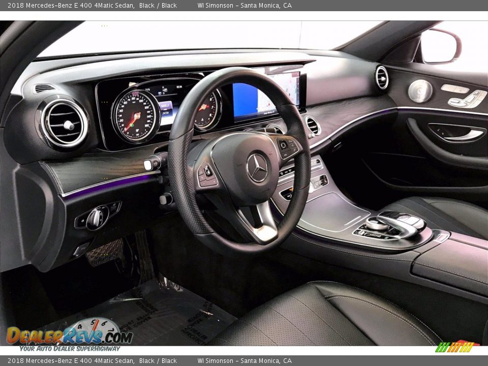 2018 Mercedes-Benz E 400 4Matic Sedan Black / Black Photo #14
