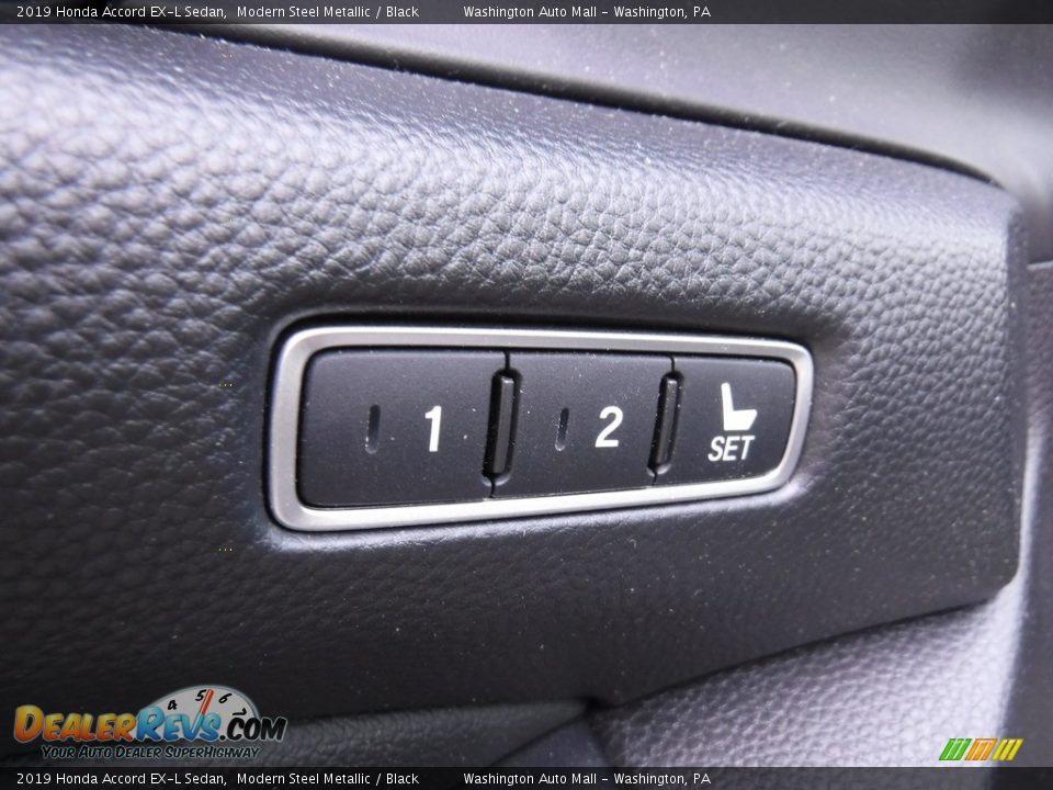 2019 Honda Accord EX-L Sedan Modern Steel Metallic / Black Photo #11