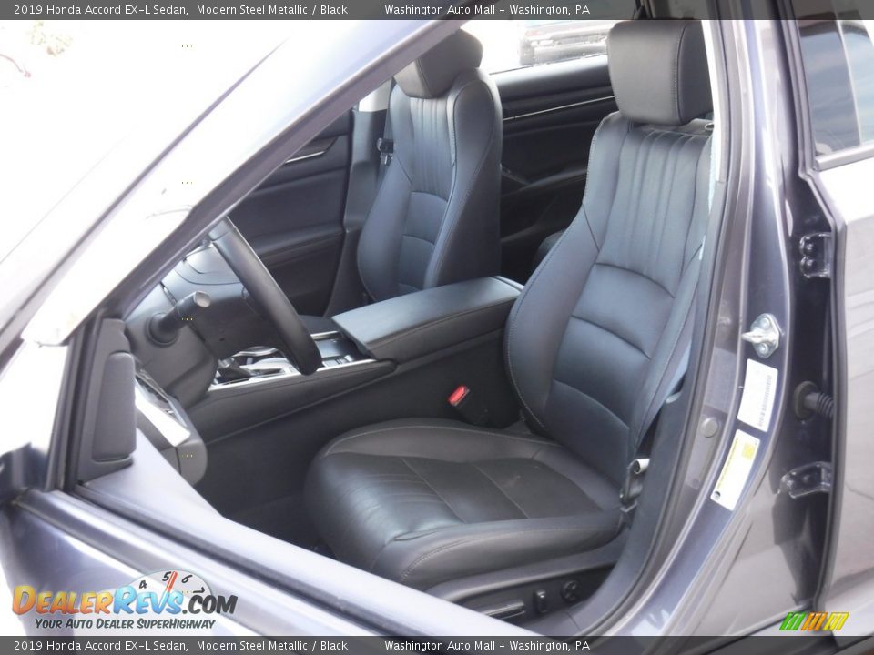 2019 Honda Accord EX-L Sedan Modern Steel Metallic / Black Photo #13