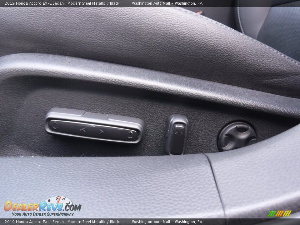 2019 Honda Accord EX-L Sedan Modern Steel Metallic / Black Photo #14