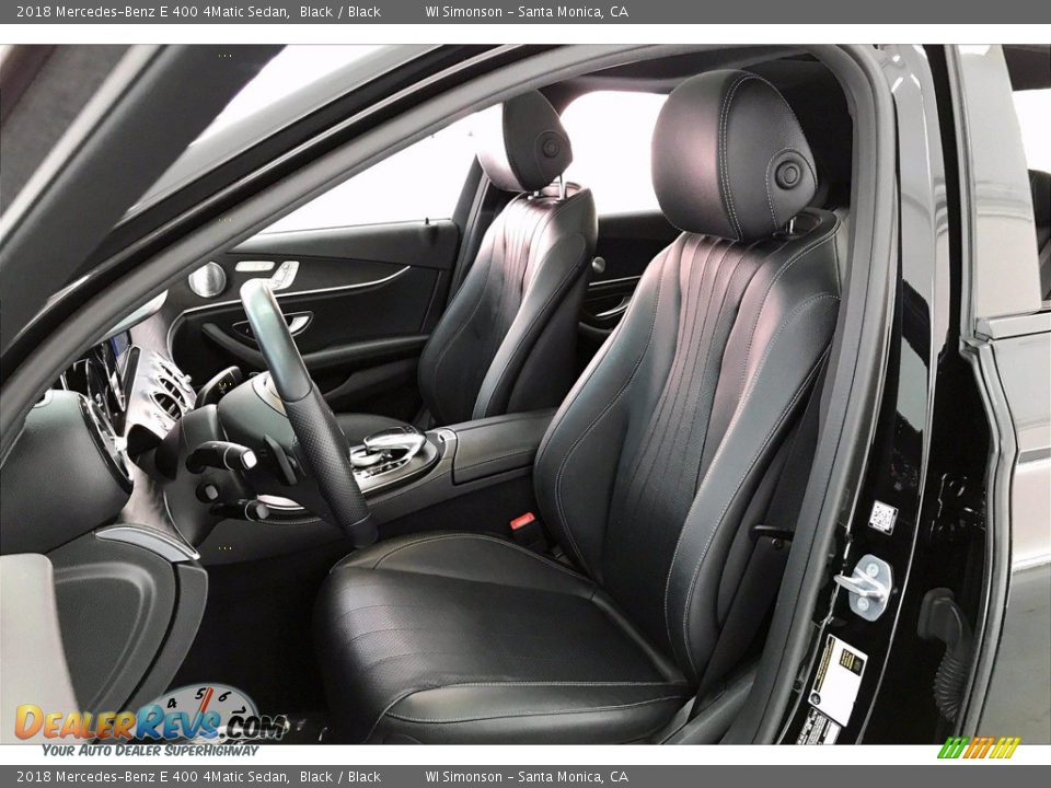 2018 Mercedes-Benz E 400 4Matic Sedan Black / Black Photo #18