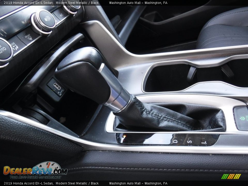 2019 Honda Accord EX-L Sedan Modern Steel Metallic / Black Photo #16