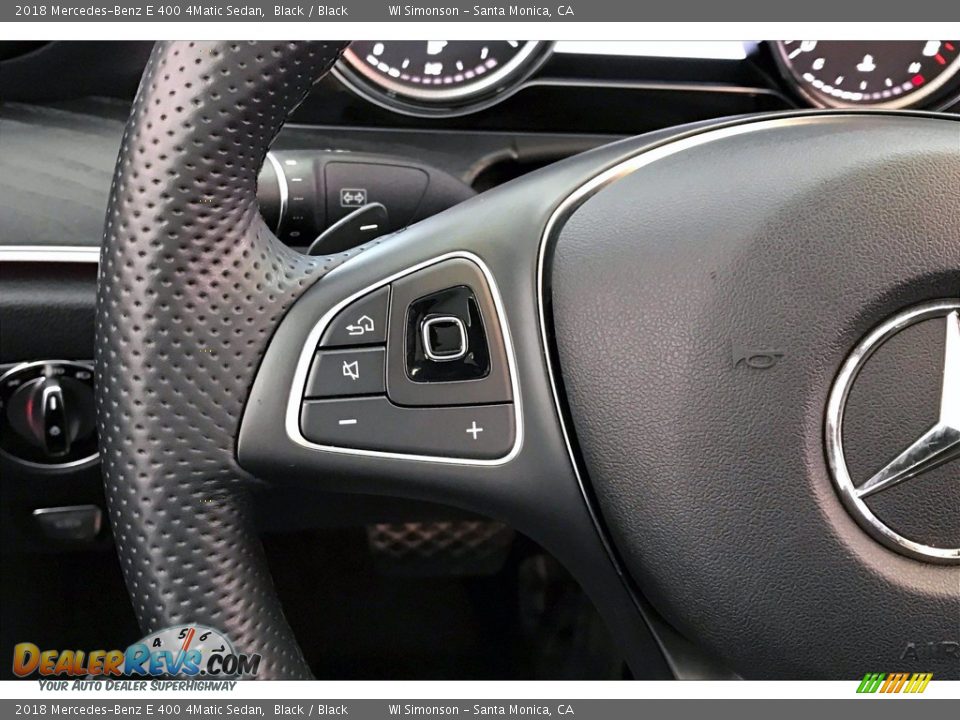 2018 Mercedes-Benz E 400 4Matic Sedan Black / Black Photo #21