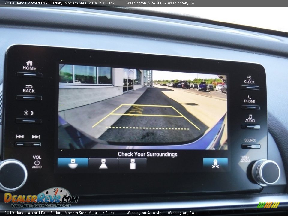 2019 Honda Accord EX-L Sedan Modern Steel Metallic / Black Photo #20