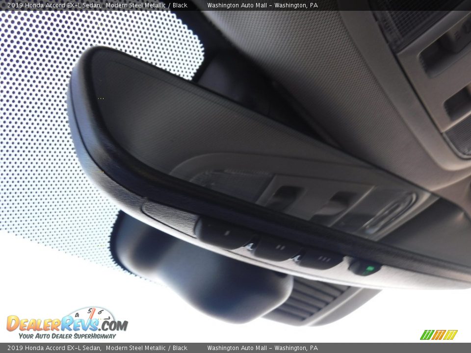 2019 Honda Accord EX-L Sedan Modern Steel Metallic / Black Photo #24