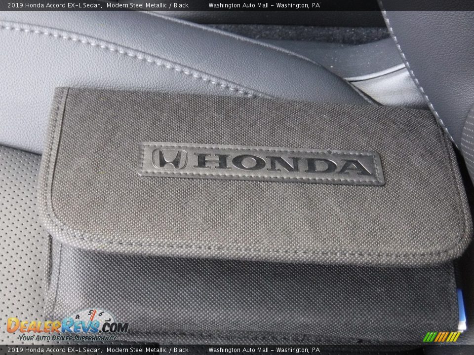 2019 Honda Accord EX-L Sedan Modern Steel Metallic / Black Photo #28