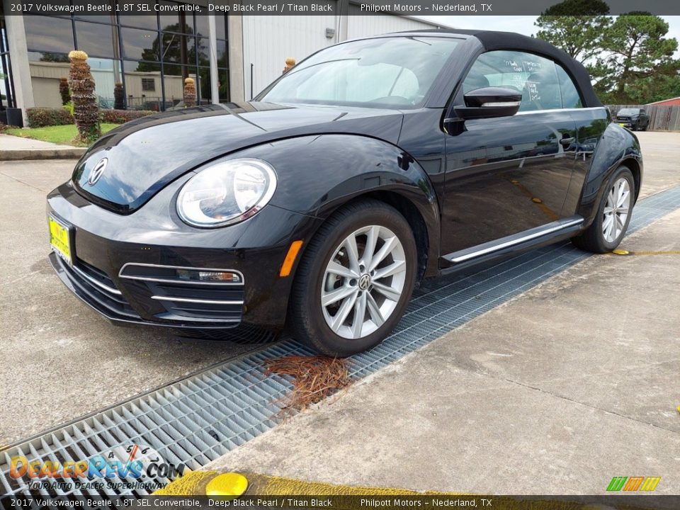 Front 3/4 View of 2017 Volkswagen Beetle 1.8T SEL Convertible Photo #2