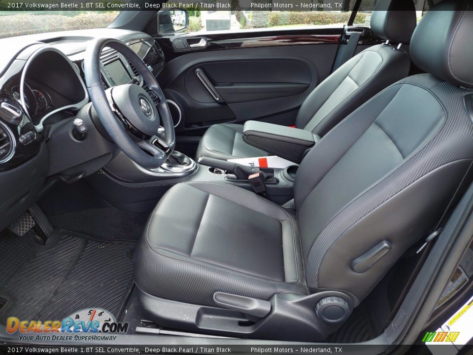 Front Seat of 2017 Volkswagen Beetle 1.8T SEL Convertible Photo #4