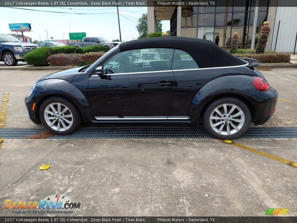 Deep Black Pearl 2017 Volkswagen Beetle 1.8T SEL Convertible Photo #6