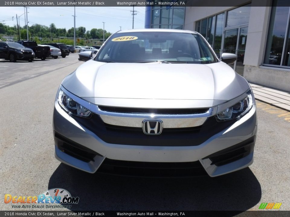 2018 Honda Civic EX Sedan Lunar Silver Metallic / Black Photo #5