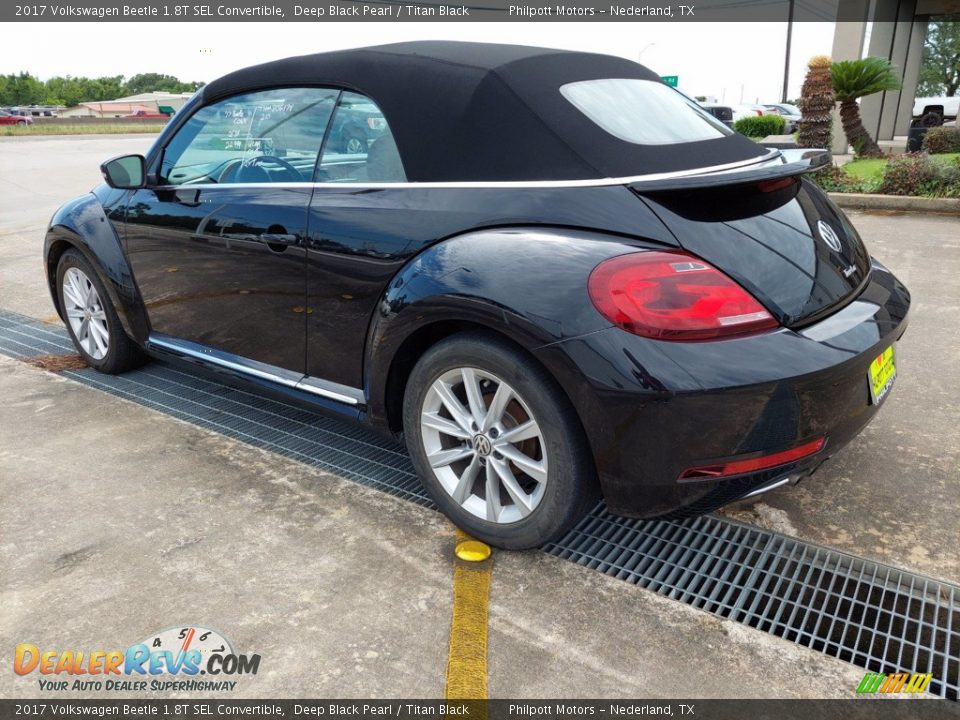 2017 Volkswagen Beetle 1.8T SEL Convertible Deep Black Pearl / Titan Black Photo #10