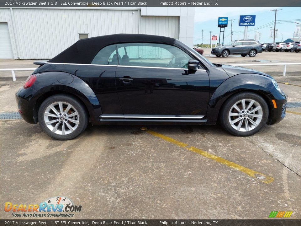 Deep Black Pearl 2017 Volkswagen Beetle 1.8T SEL Convertible Photo #11