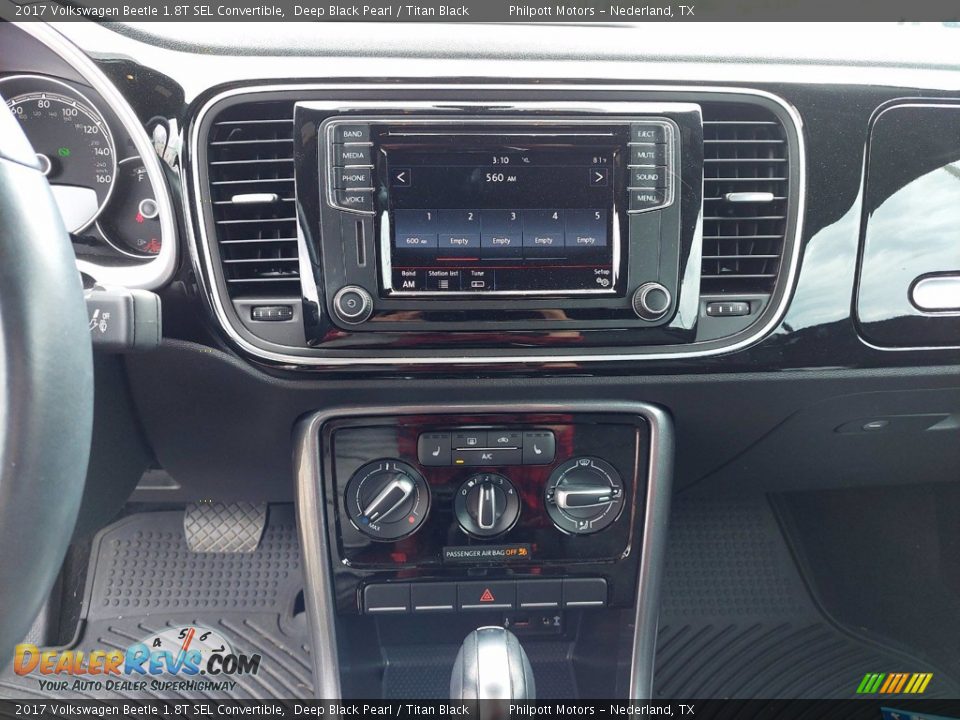 Controls of 2017 Volkswagen Beetle 1.8T SEL Convertible Photo #17