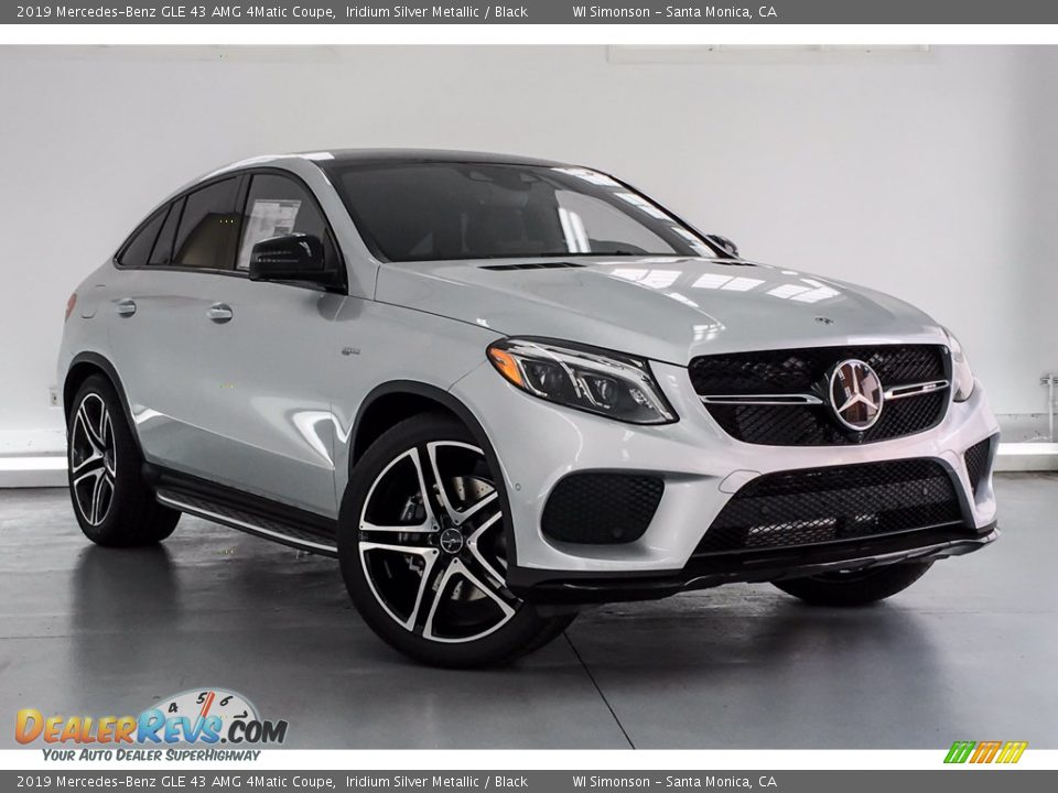 2019 Mercedes-Benz GLE 43 AMG 4Matic Coupe Iridium Silver Metallic / Black Photo #12