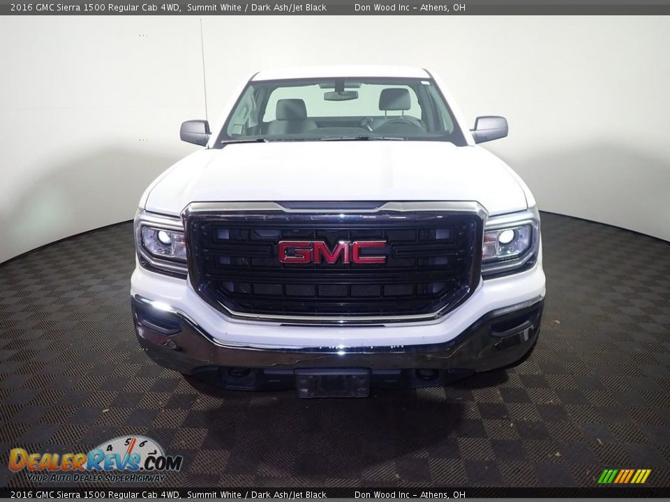 2016 GMC Sierra 1500 Regular Cab 4WD Summit White / Dark Ash/Jet Black Photo #4