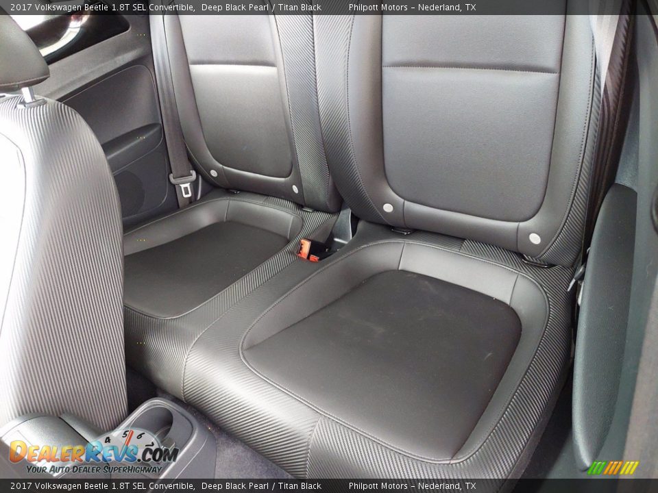 Rear Seat of 2017 Volkswagen Beetle 1.8T SEL Convertible Photo #23