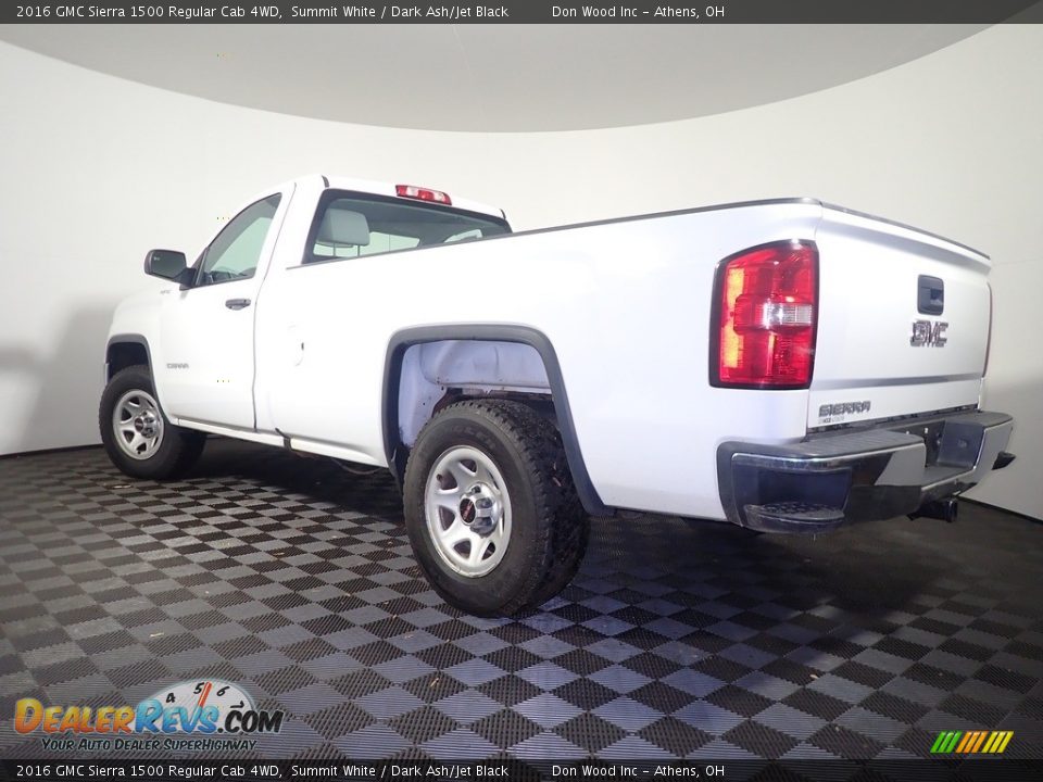 2016 GMC Sierra 1500 Regular Cab 4WD Summit White / Dark Ash/Jet Black Photo #10