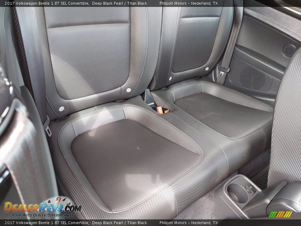 Rear Seat of 2017 Volkswagen Beetle 1.8T SEL Convertible Photo #28