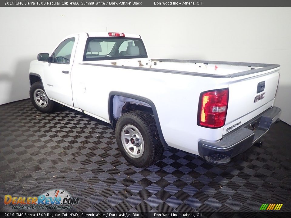 2016 GMC Sierra 1500 Regular Cab 4WD Summit White / Dark Ash/Jet Black Photo #11