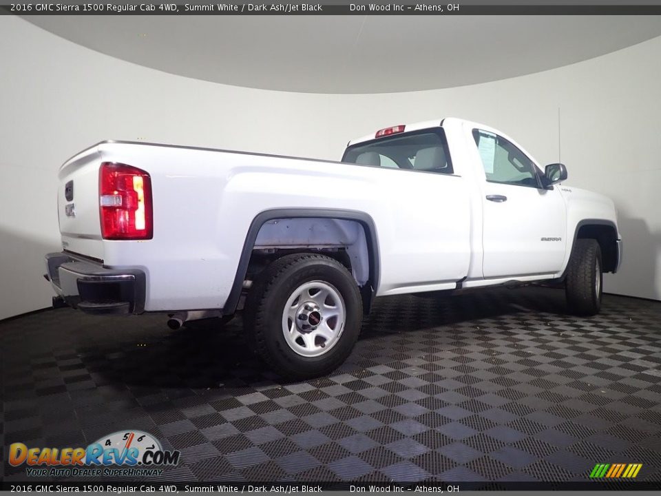 2016 GMC Sierra 1500 Regular Cab 4WD Summit White / Dark Ash/Jet Black Photo #14