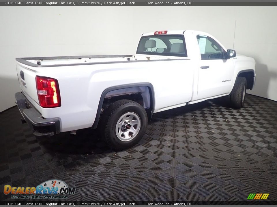 2016 GMC Sierra 1500 Regular Cab 4WD Summit White / Dark Ash/Jet Black Photo #15