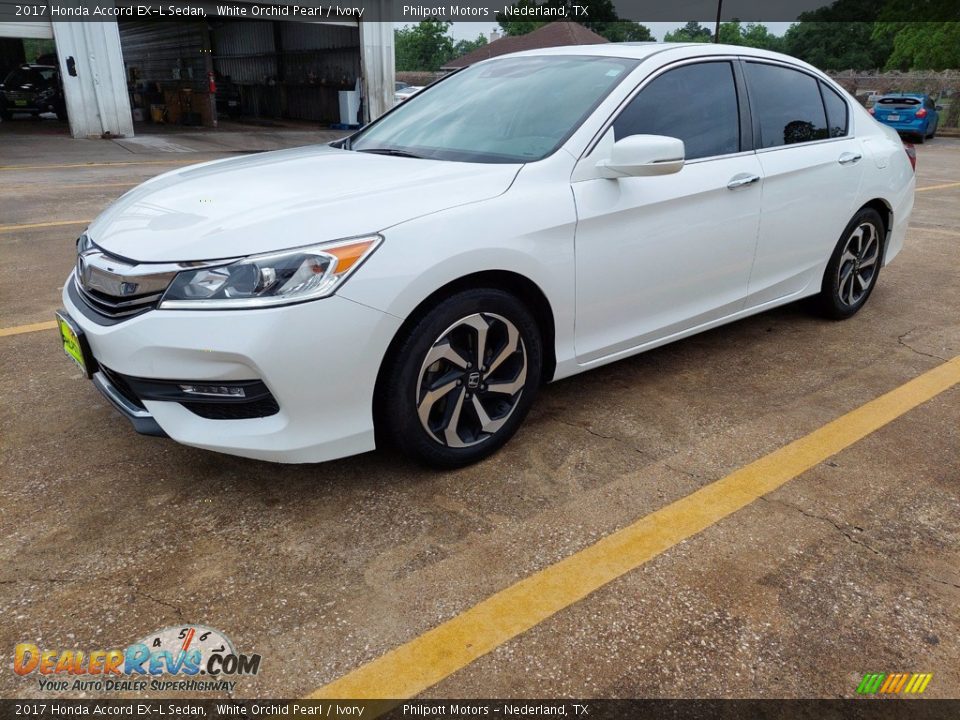 2017 Honda Accord EX-L Sedan White Orchid Pearl / Ivory Photo #2