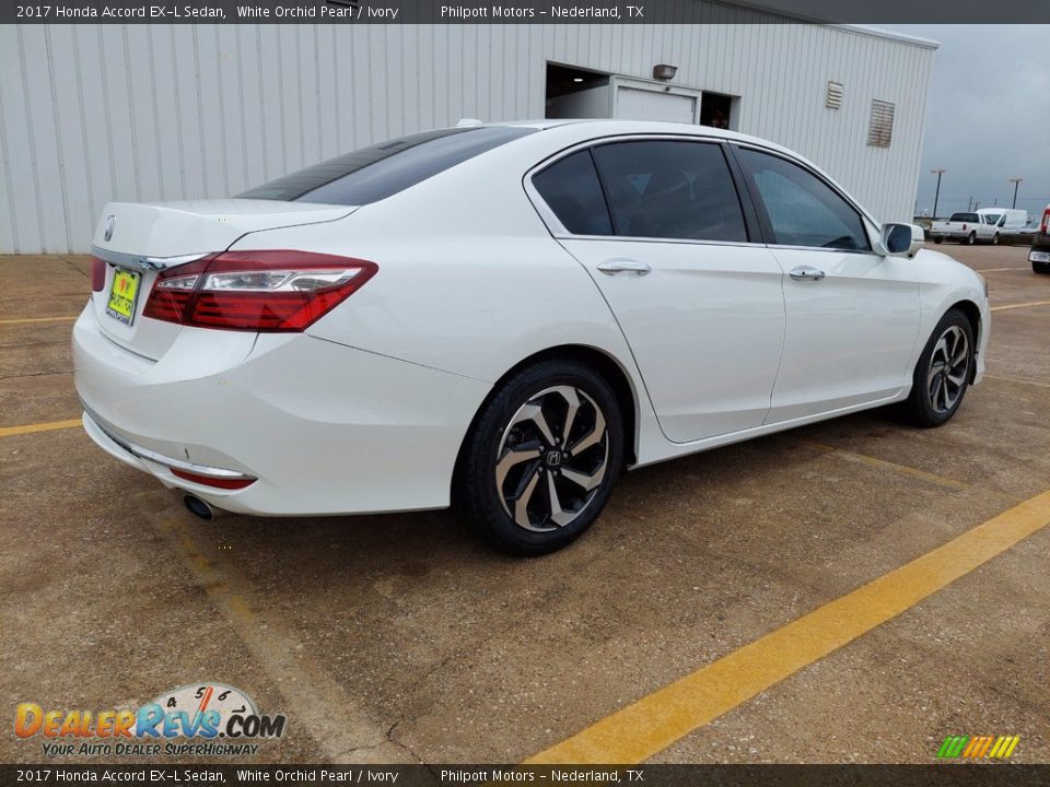 2017 Honda Accord EX-L Sedan White Orchid Pearl / Ivory Photo #3