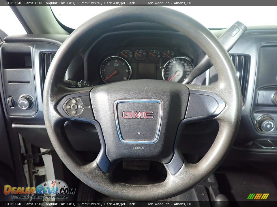 2016 GMC Sierra 1500 Regular Cab 4WD Summit White / Dark Ash/Jet Black Photo #25