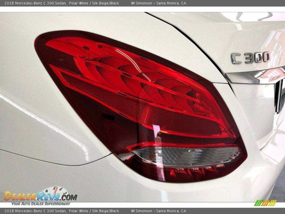 2018 Mercedes-Benz C 300 Sedan Polar White / Silk Beige/Black Photo #29