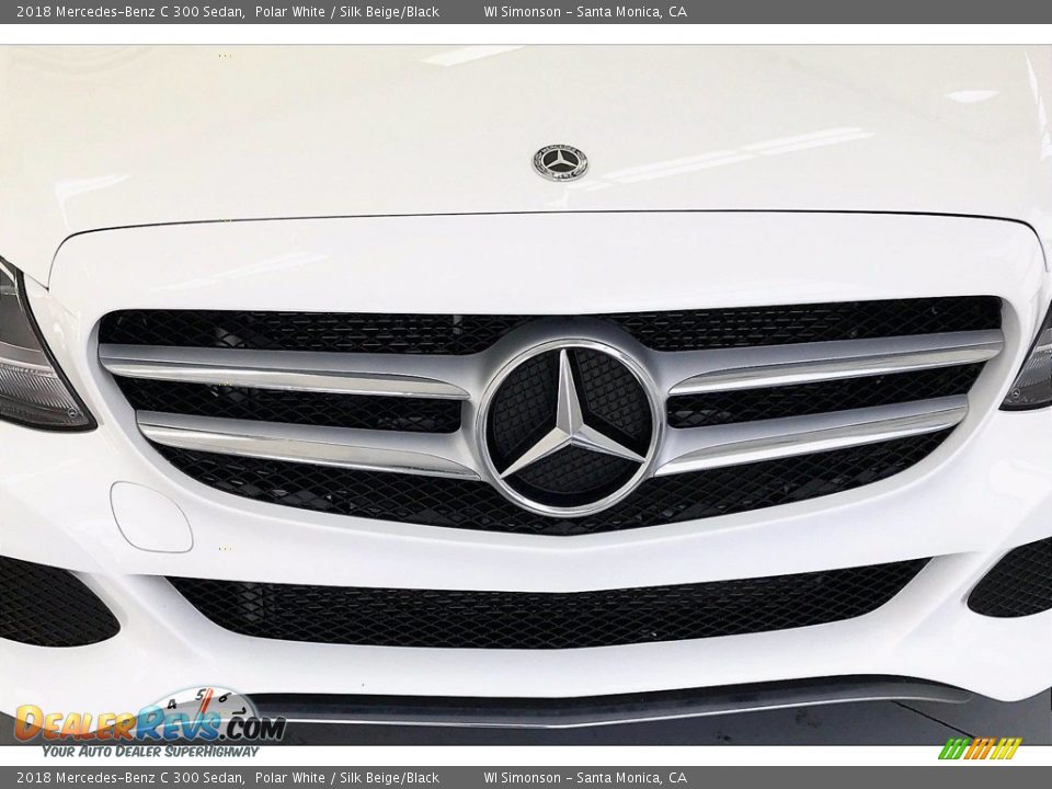 2018 Mercedes-Benz C 300 Sedan Polar White / Silk Beige/Black Photo #30