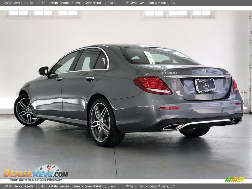 2018 Mercedes-Benz E 400 4Matic Sedan Selenite Grey Metallic / Black Photo #10