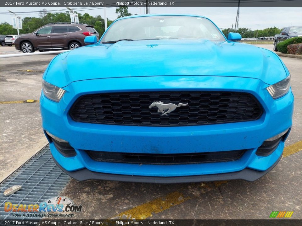 2017 Ford Mustang V6 Coupe Grabber Blue / Ebony Photo #3