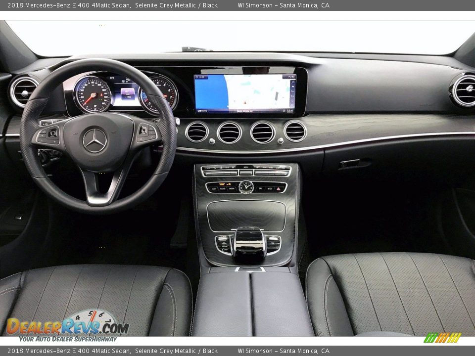 2018 Mercedes-Benz E 400 4Matic Sedan Selenite Grey Metallic / Black Photo #15