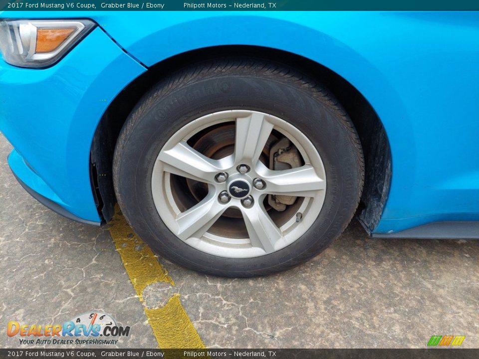 2017 Ford Mustang V6 Coupe Grabber Blue / Ebony Photo #6