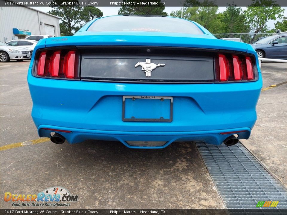 2017 Ford Mustang V6 Coupe Grabber Blue / Ebony Photo #8