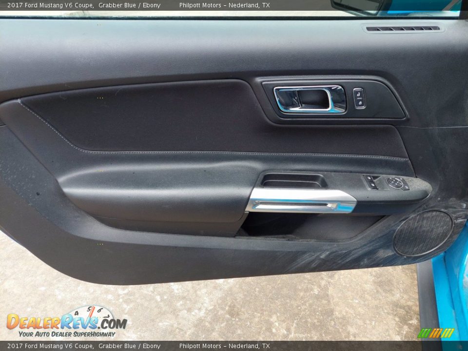 2017 Ford Mustang V6 Coupe Grabber Blue / Ebony Photo #11
