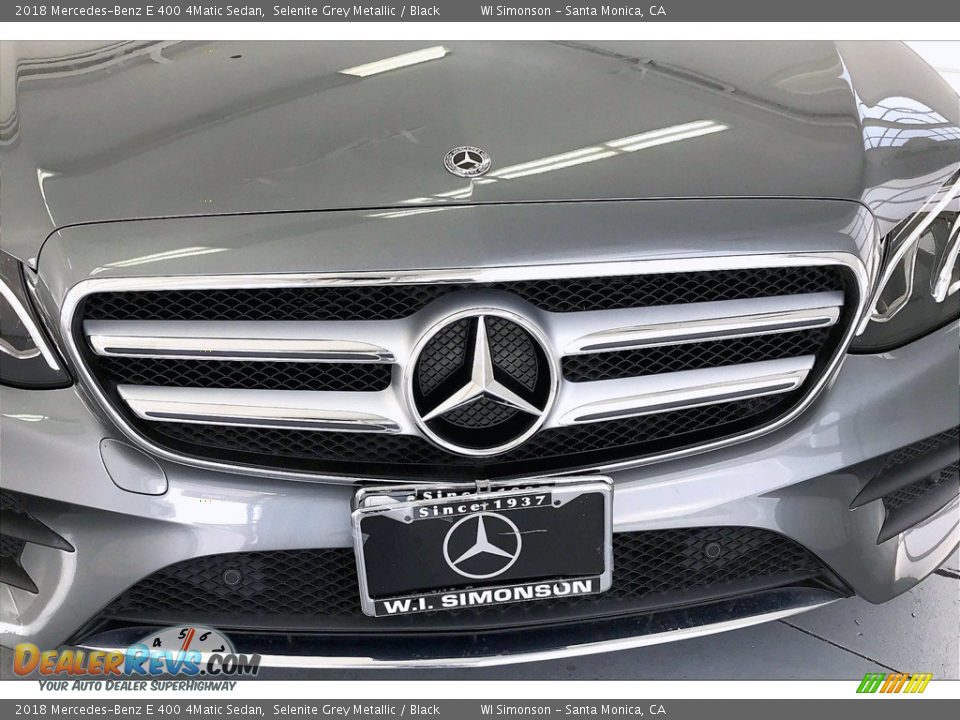 2018 Mercedes-Benz E 400 4Matic Sedan Selenite Grey Metallic / Black Photo #30