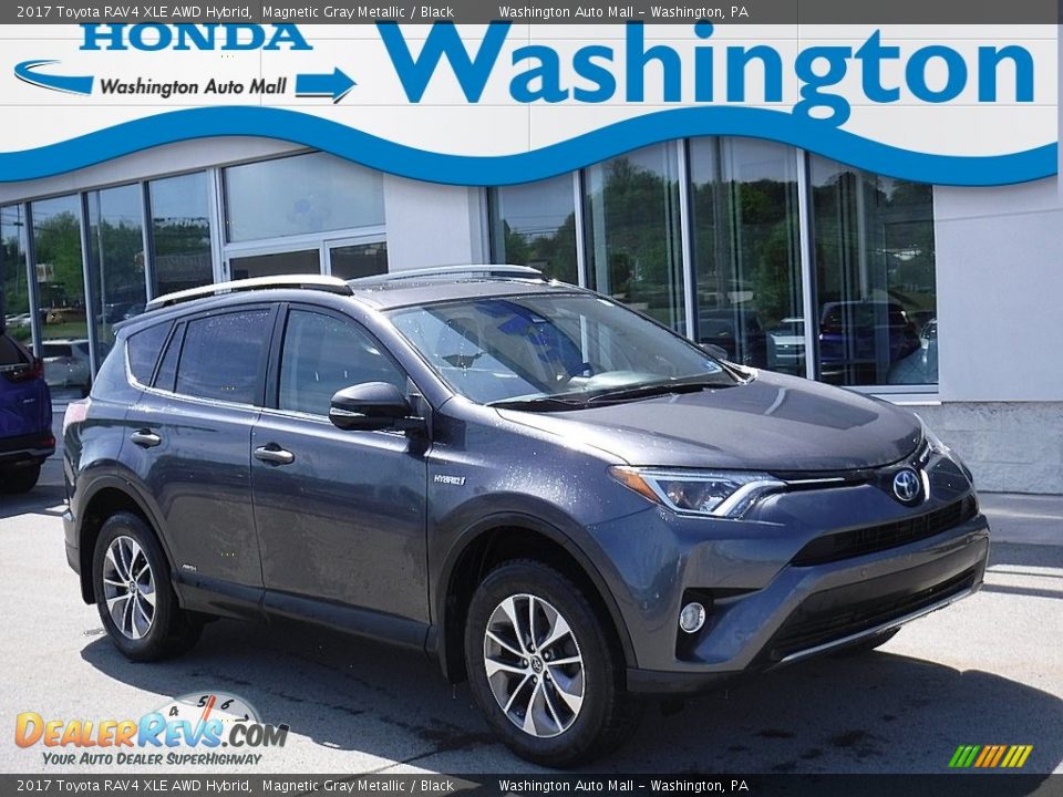 2017 Toyota RAV4 XLE AWD Hybrid Magnetic Gray Metallic / Black Photo #1